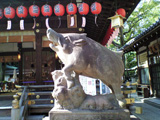 護王神社の狛猪