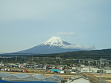 新幹線からの富士山